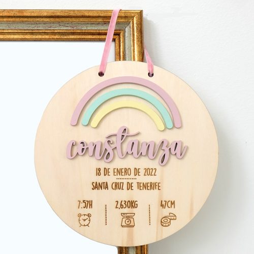 Placa recién nacido